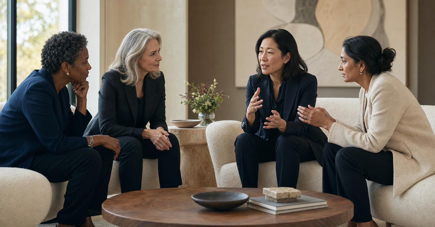 Fellows in a cohort discussion